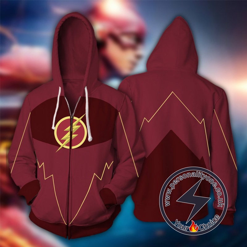 The Flash 2014 Zip Up Hoodie